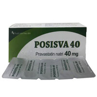 Posisva 40mg điều trị dự phòng biến chứng tim mạch, rối loạn lipid máu