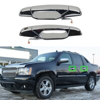 Possbay Tay nắm cửa phía trước bên trái bên phải Chrome 25960525 Dành cho Chevrolet Avalanche Silverado Suburban Tahoe