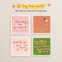 post-card set 4 - khi "nếu yêu ai xin đừng ngại bày tỏ" là một thực hành