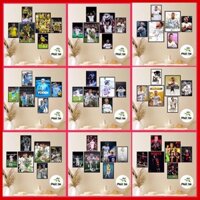 poster bóng đá bộ 6 tấm dán tường, tranh FORMEX DÀY 5mm, ronaldo, messi, toni kross, bellingham, m'pape, vinicius