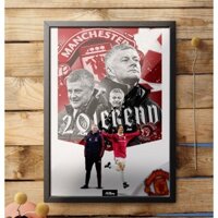 Poster bóng đá Manchester United - Thanks You Ole Gunnar Solskjær 2Olegend