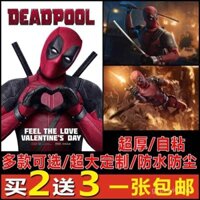 Poster Deadpool Tranh Trang Trí Poster Phim Treo Tường Ký Túc Xá Anh Hùng Giấy Dán Tường Thanh VDB1