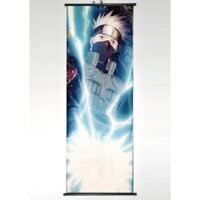 Poster vải anime Kakashi 45x125 - Naruto - tranh vải cuộn treo tường
