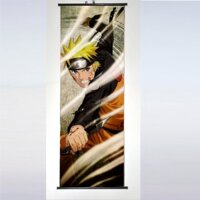 Poster vải anime Naruto 45x125 tranh vải cuộn treo tường