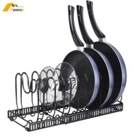 Pot lid storage rack non- standing pot stand for home kitchen organizer
