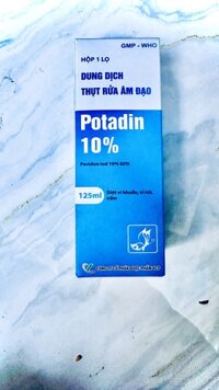 Potadin 10 (Povidin 10%) dung dịch sát khuẩn phụ khoa, rửa vết thương, viêm nấm âm đạo