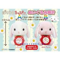 Pote Usa Loppy Cầm Đồng Hồ Chính Hãng Gấu Bông Nhật Amuse Authentic