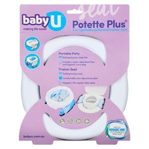 Bô di động và bệ ngồi toilet 2 trong 1 Potette Plus 00901