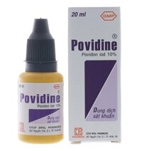 Povidine 10% 20ml - Dung dịch sát khuẩn