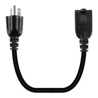 Power Cable 32cm  3 Prong Core 3x3.3mm2 Female Male for Computer Monitor