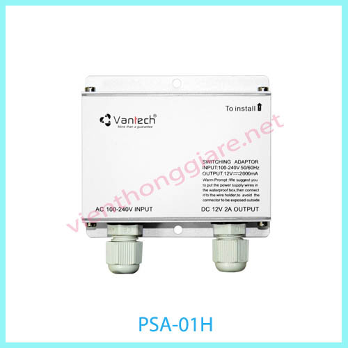 Power switing adapter Vantech PSA-01H 12V-2A