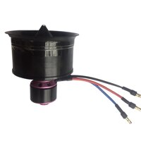 POWERFUN 50mm 11 Blades Ducted Fan EDF Unit with 3S D2627 4900KV Brushless Motor for RC Airplane
