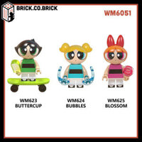 Powerpuff Girls Những Cô Gái Siêu Nhân Đồ chơi Lắp ráp Nhân Vật Nhỏ Cartoon Network WM6051