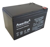 PowerStar 12V 12AH w/ F2 Terminal Compatible SLA Battery Replaces RT12120-2YR Warranty
