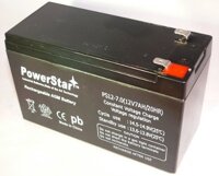 PowerStar PS12-7-60 12V 7Ah Battery Ub1280 F2 D5779 Rb128 Ps1272F2 APC 400 420 Alarm Security System
