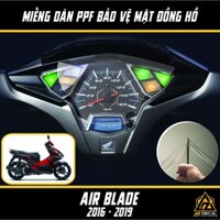 PPF Bảo Vệ Mặt Đồng Hồ Xe Air Blade 2016 - 2019 | Film Decal Trong Suốt Dán Đồng Hồ Xe Máy AB AirBlade Chống Xước