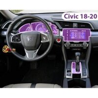 PPF CIVIC 2017 2018 2019 2020 2021 2022 dán chống xước bằng miếng film TPU trong suốt giữ độ bóng trang trí làm đẹp bảo vệ che mờ vết xước cũ xe ô tô HONDA cao cấp