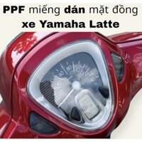 PPF yamaha Latte miếng dán mặt đồng hồ xe yamaha Latte