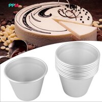 [Ppia HOT] 10 Khuôn Bánh Pudding Nhôm Cốc Nướng Bánh Dụng Cụ Không Nướng Bánh