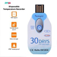 [PPIAVN]Temperature Data USB 2.0 Durable Logger PVC Medicine Temperature Data Logger[Ready stock]