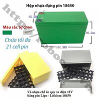 PPKP171 Hộp Đựng Pin Lipo - Lithium 18650 Chế Ắc Quy Xe Điện 12v