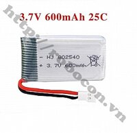 PPKP178 PIN LIPO 802540 3,7V – 600MAH DÒNG XẢ 25C CHUẨN XH – 2.54
