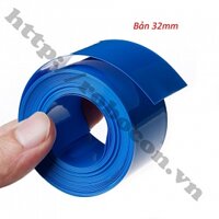 PPKP249 Màng Co Nhiệt PVC Cách Điện Bọc Cell Pin Bản 32mm – 1 Mét