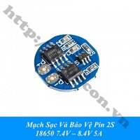 PPKP317 Mạch Sạc Và Bảo Vệ Pin 2S 18650 7.4V – 8.4V 5A