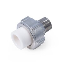 PPR Rắc co ren trong, ngoài hàn nhiệt E-PIPE 20 x 12 - Ren ngoài