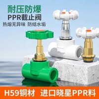 Ppr Van Kiểm Tra Lõi Van Đồng 4 Điểm 20 / 25 / 32 Loại Nâng Ống Nước Van Công Tắc dn25 Nước Dừng Van Phụ Kiện