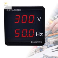 Ppy Nâng Cấp Đồng Hồ Đo Tần Số Vôn Kế LED Hiển Thị AC50-500V 10-99 9HZ