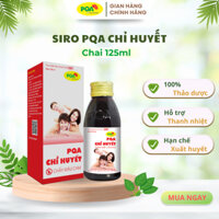 PQA Chỉ Huyết: chảy máu cam, nóng trong người