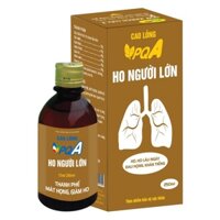 PQA Ho người lớn - Ho lâu ngày, ho do dị ứng thời tiết, viêm họng, viêm thanh quản, cao lỏng chai 250ml