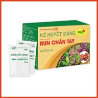 PQA Kê Huyết Đằng dùng cho người bị run chân tay, co giật do trúng phong, hộp 25 gói - hàng chính hãng