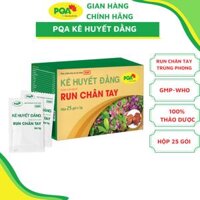 PQA Kê Huyết Đằng là dược phẩm thảo dược hỗ trợ các triệu chứng run chân tay, đau đầu, chóng mặt cho người bị run chân tay, co giật do trúng phong.