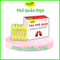 PQA Phế Quản - Hỗ trợ thanh họng, hạn chế ho nhiều, ngăn tăng tiết đờm dãi, ngăn đau rát họng do ho kéo dài. Hộp 10 ống