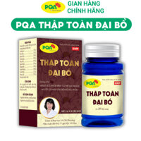 PQA Thập Toàn Đại Bổ dùng cho người sức khỏe kém, cơ thể suy nhược. Hộp 30 viên