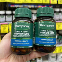 PQS - Bổ Não Ginkgo 6000 Biloba Thompsons 60v