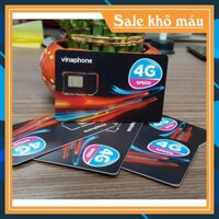 PR7 Sim 4G Vinaphone D500 trọn gói một năm không nạp tiền - Gói 5GB/tháng miễn phí trong 12 tháng - Xài thả ga ko lo về