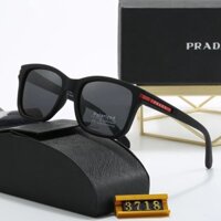 Prada Kính Mát Phân Cực Gọng Nhựa Màu Đen Thời Trang Cho Nam