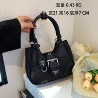 PRADA Túi P Giá Trị Cao Cấp Nhẹ Sang Trọng Sang Trọng Thời Trang Phù Hợp Với Túi Nữ