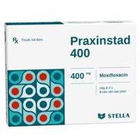 Praxinstad 400, thuốc kháng sinh tổng hợp nhóm fluoroquinolon
