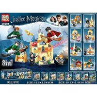 PRCK 69501 non Lego 8 NHÂN VẬT NHỎ TỪ HỌC VIỆN PHÉP THUẬT bộ đồ chơi xếp lắp ráp ghép mô hình Harry Potter JUSTICE MAGICIAN Chú Bé Phù Thủy
