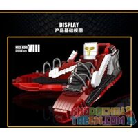 PRCK 69960 non Lego NIKE KOBE 8 YEAR OF THE SNAKE (PORT) 红 蛇 bộ đồ chơi xếp lắp ráp ghép mô hình Frozen NIKE KOBE VIII SYSTEM ELITE Nữ Hoàng Băng Giá 502 khối