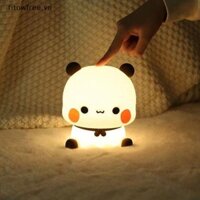 Pre Kawaii Gấu Panda Bubu Và Dudu Led Silicon Đèn Ngủ Hoạt Hình Dễ Thương Đèn Ngủ Phòng Ngủ Trang Trí Phòng Khách Búp Bê Quà Tặng COD