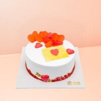 [Pre- Order] Bánh Kem Valentine Mẫu 6 size 18cm