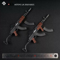 [PRE-ORDER] Phụ Kiện , ASTOYS Súng Đồ Chơi Nhựa Ak47 Vân Gỗ As021 - Mô Hình Figure 1/6 1:6