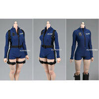 [PRE-ORDER] Quần Áo Trang Phục BodySuit Cosplay Cảnh Sát ( bao gồm nón + dây đeo ) , Figure Mô Hình 1/6 1:6