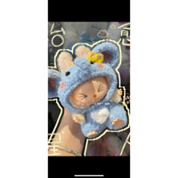 [PRE-ORDER]Quần áo cho Labubu v1 v2.Quần áo búp bê.Bộ đồ cute cho Labubu #Labubuv1 #Labubuv2.Bộ voi xanh