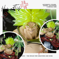 [Pre-owned] PVC Chou Gekisen -Extra Battle-, Figuarts ZERO Dragon Ball Z Broly Legendary SSJ The Burning Battles